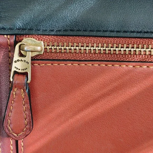 COACH Signature Color Block Slim Wallet - Picture 2 of 11